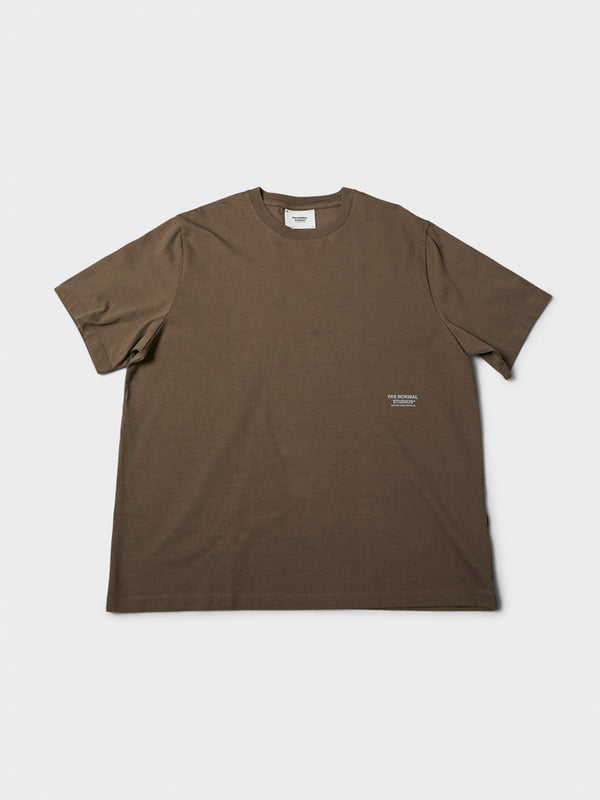 stoy Off-Race T-Shirt in Ash Brown