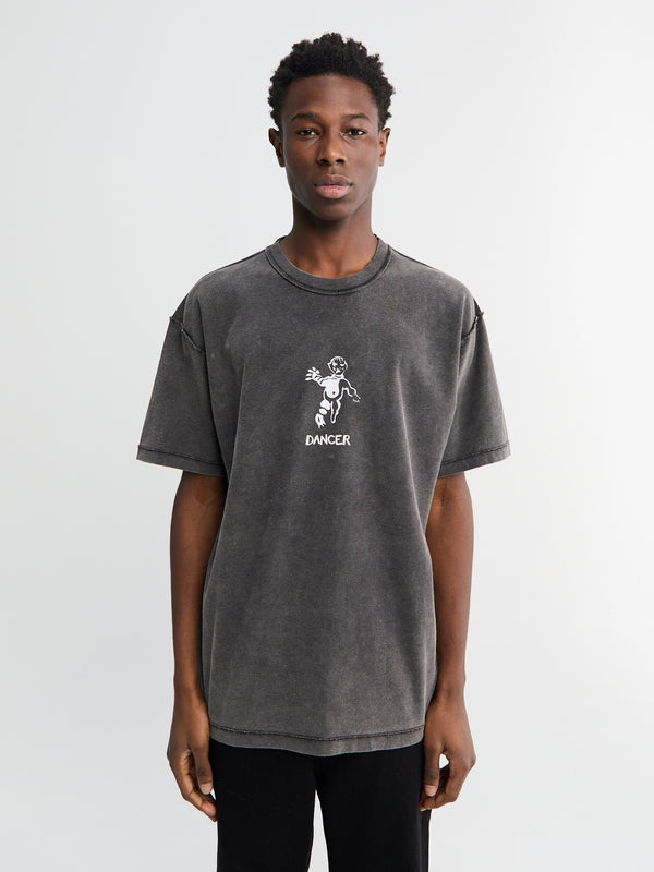 stoy OG Logo Inside Out T-Shirt in Black