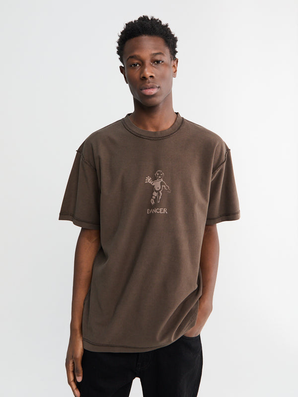 stoy OG Logo Inside T-Shirt in Brown