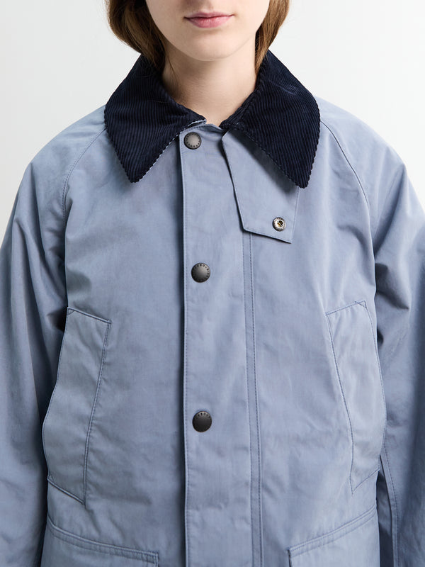 Stoy OS Peach Bedal In Washed Blue