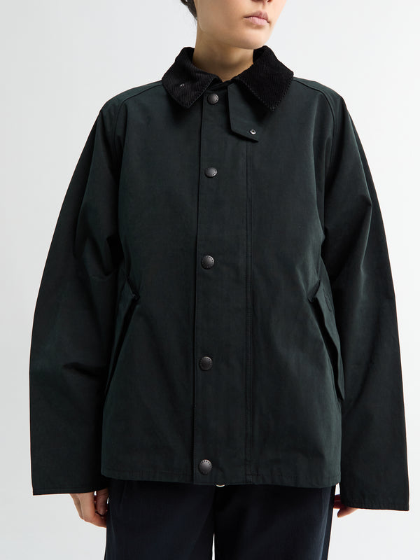 Stoy Oversized Transporter Casual Jacket In Black