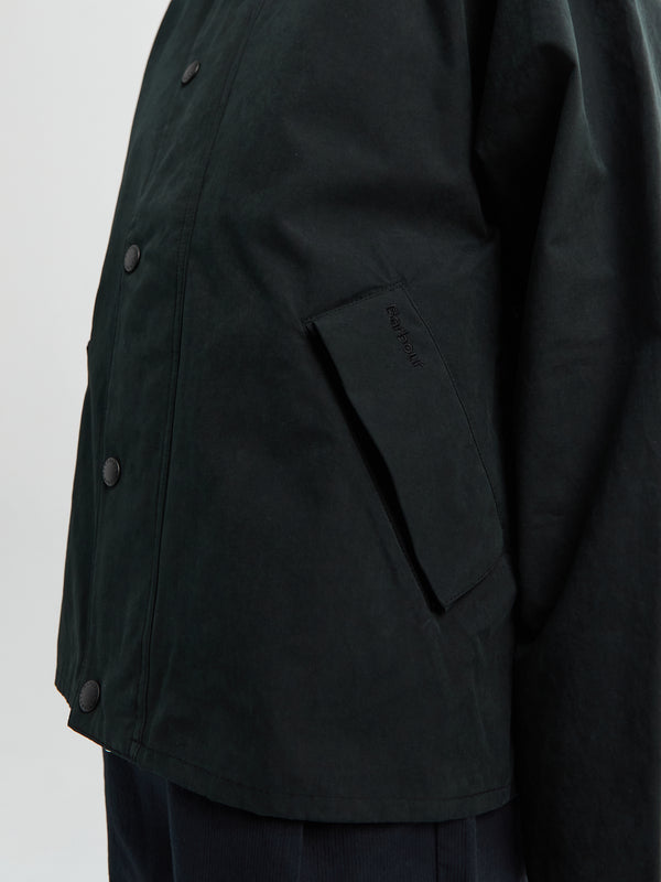 Stoy Oversized Transporter Casual Jacket In Black