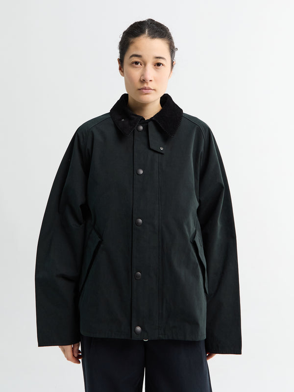 stoy Oversized Transporter Casual Jacket in Black