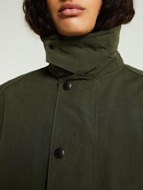 Stoy Oversized Transporter Casual Jacket In Sage