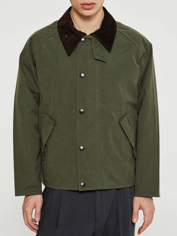 stoy Oversized Transporter Casual Jacket in Sage