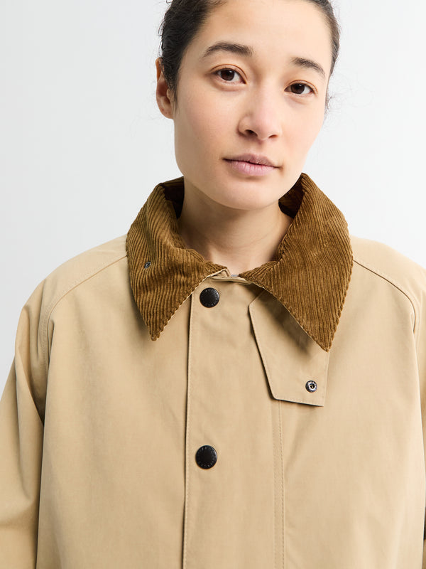 Stoy Oversized Transporter Casual Jacket In Stone