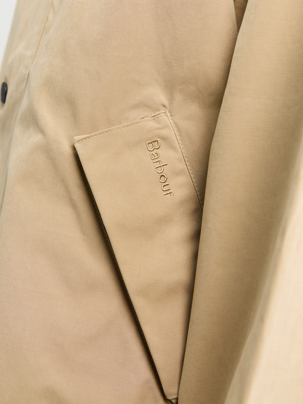 Stoy Oversized Transporter Casual Jacket In Stone