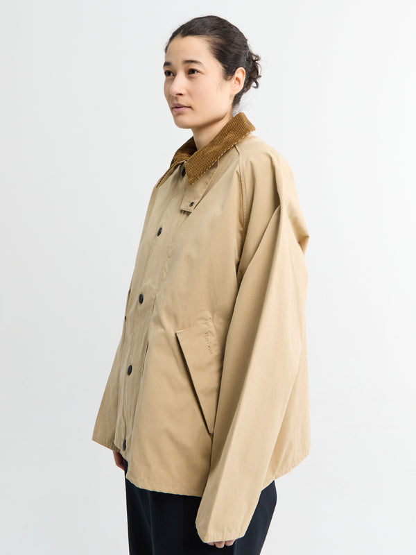 Stoy Oversized Transporter Casual Jacket In Stone