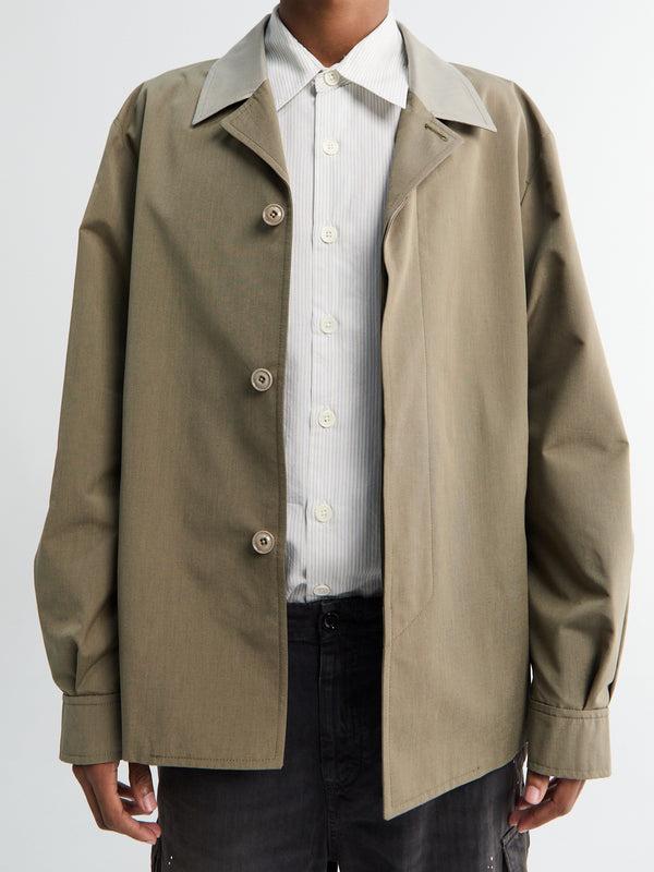 Stoy Pack Blazer In Dry Leaf Balance Woolcot