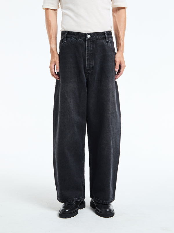 Stoy Paolo Denim Pants In Washed Black
