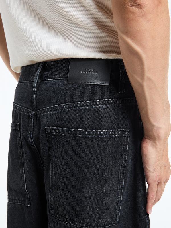Stoy Paolo Denim Pants In Washed Black