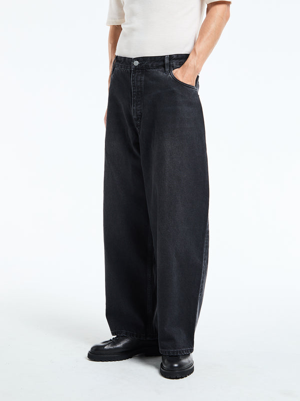 stoy Paolo Denim Pants in Washed Black