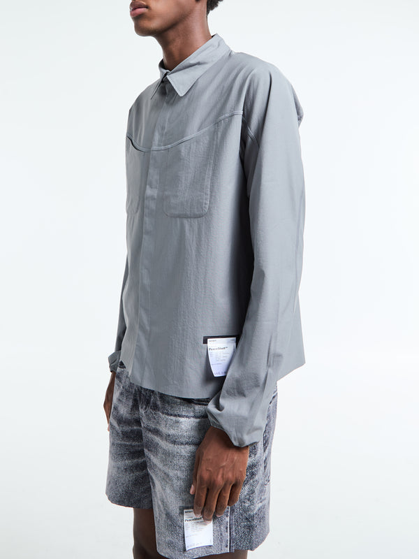 Stoy PeaceShell River Shirt In Lava Smoke