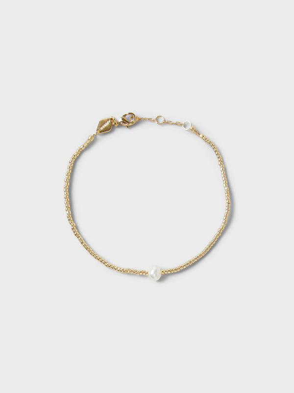 stoy Pearly Bracelet in Gold