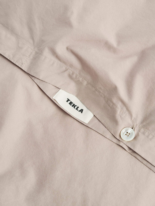 Stoy Percale Duvet Cover In Clay