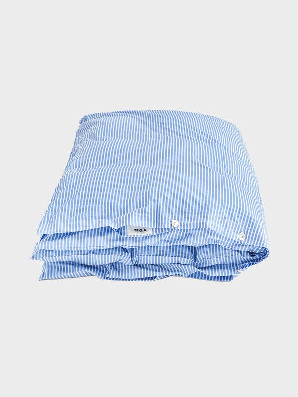 Stoy Percale Duvet Cover In Oxford Stripes