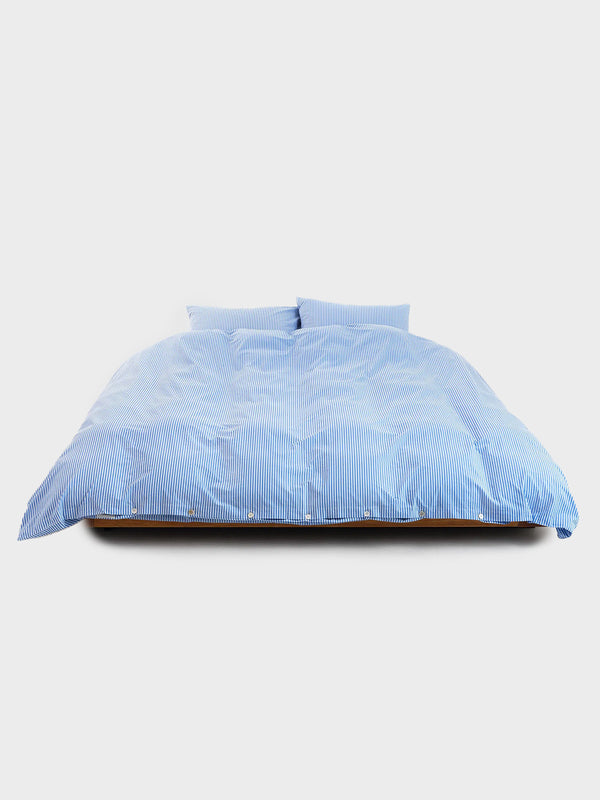 stoy Percale Duvet Cover in Oxford Stripes