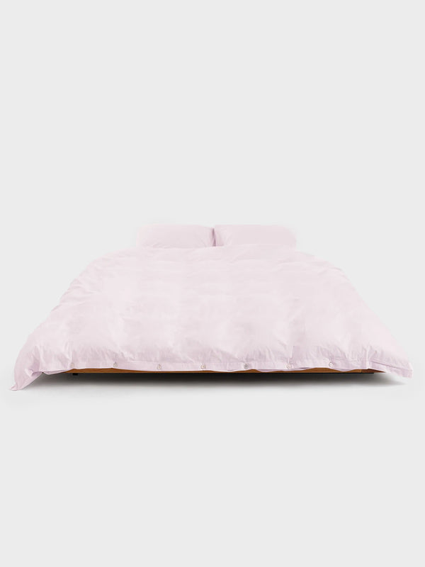 stoy Percale Duvet Cover in Pastel Stripes