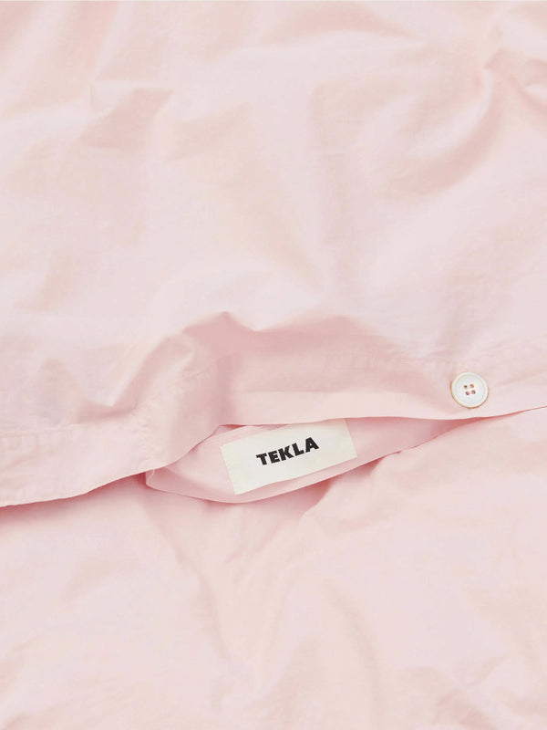 Stoy Percale Duvet Cover In Petal Pink