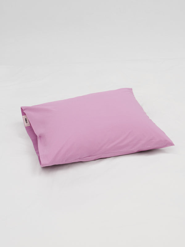 stoy Percale Pillow Sham in Mallow Pink