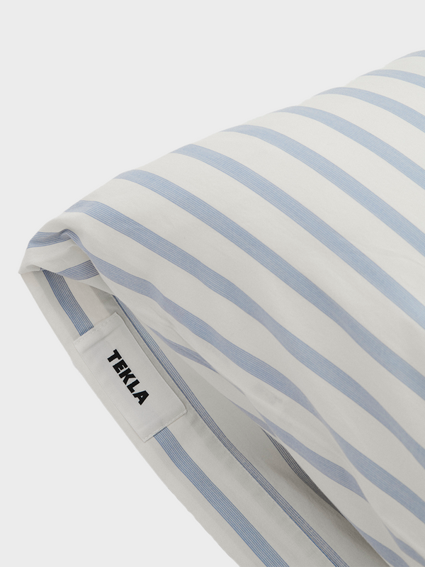 Stoy Percale Pillow Sham In Needle Stripes