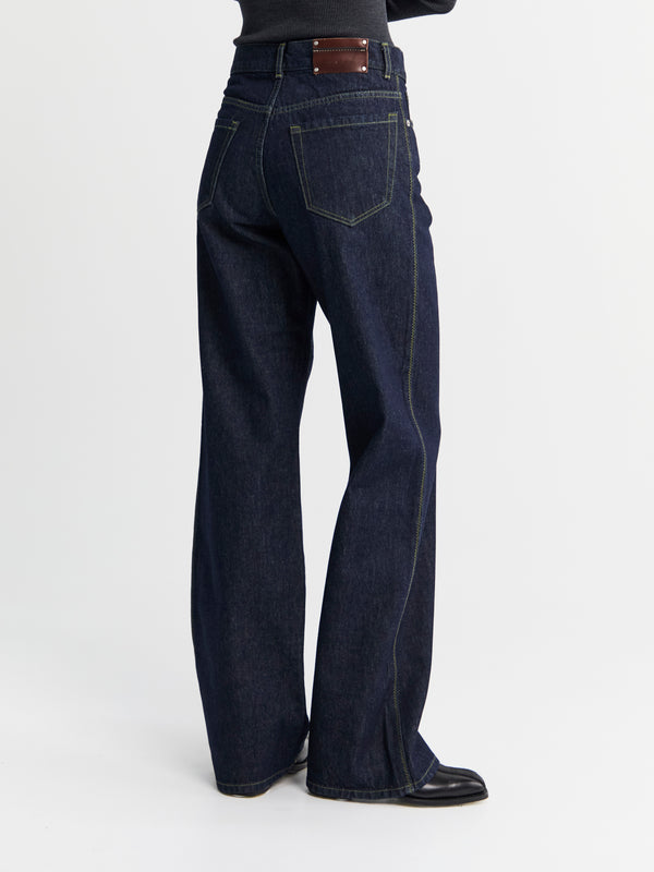 Stoy Peyton Denim Pants In Indigo