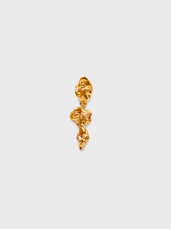 stoy Pia Earring with Gold Plating