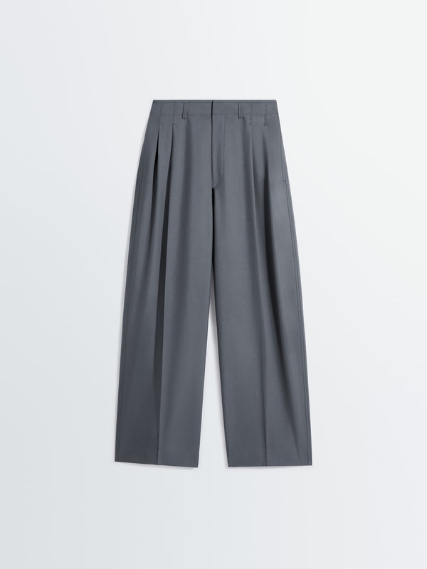 stoy Pleated Tailored Pants in Carbon
