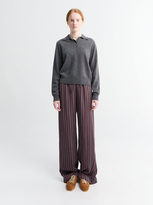 Stoy Polo Shirt In Dark Grey