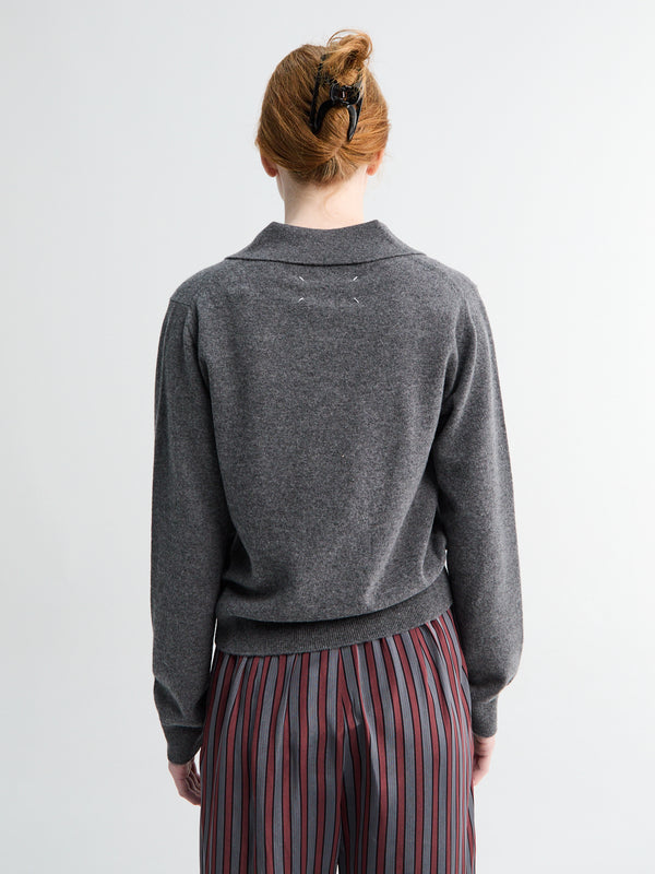 Stoy Polo Shirt In Dark Grey