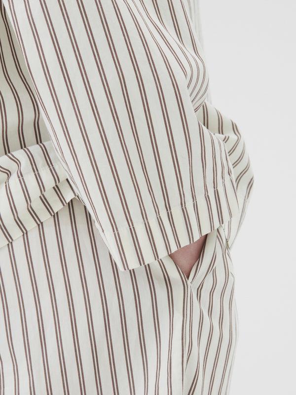 Stoy Poplin Pyjamas Pants In Hopper Stripes
