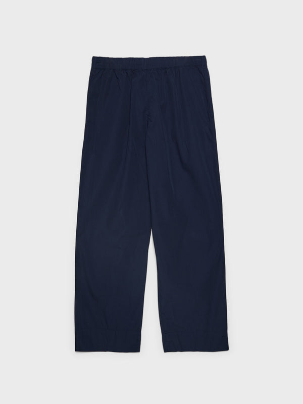 Stoy Poplin Pyjamas Pants In True Navy