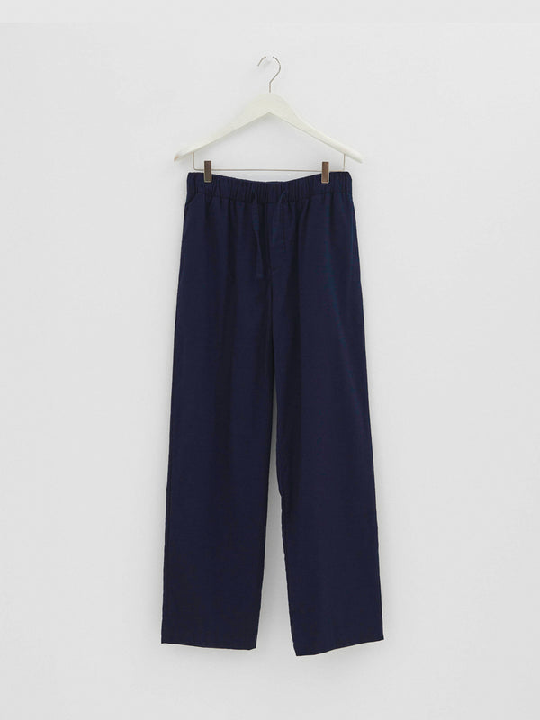 stoy Poplin Pyjamas Pants in True Navy