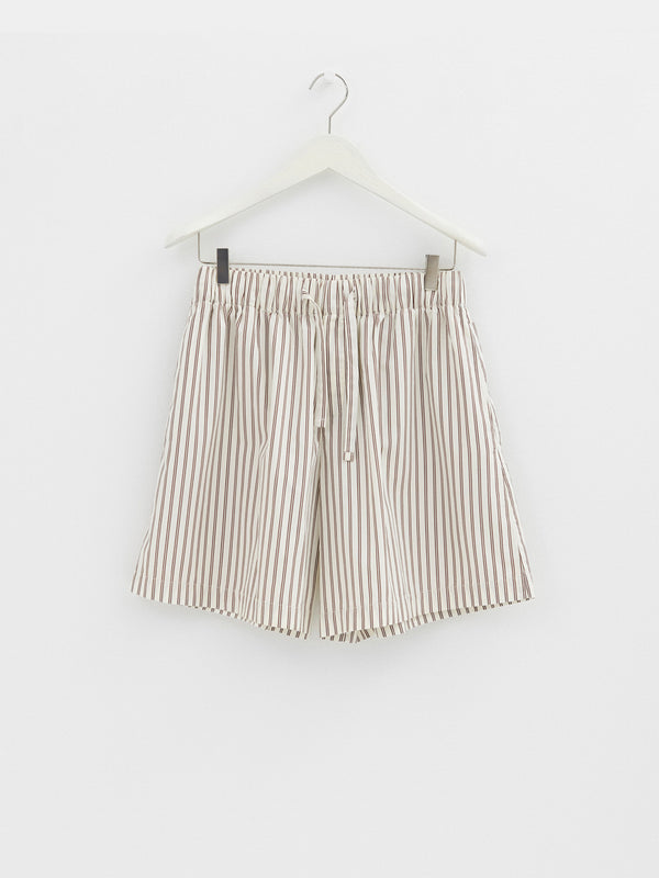 stoy Poplin Pyjamas Shorts in Hopper Stripes