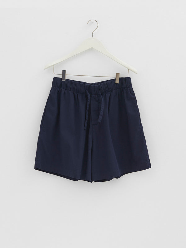 stoy Poplin Pyjamas Shorts in True Navy