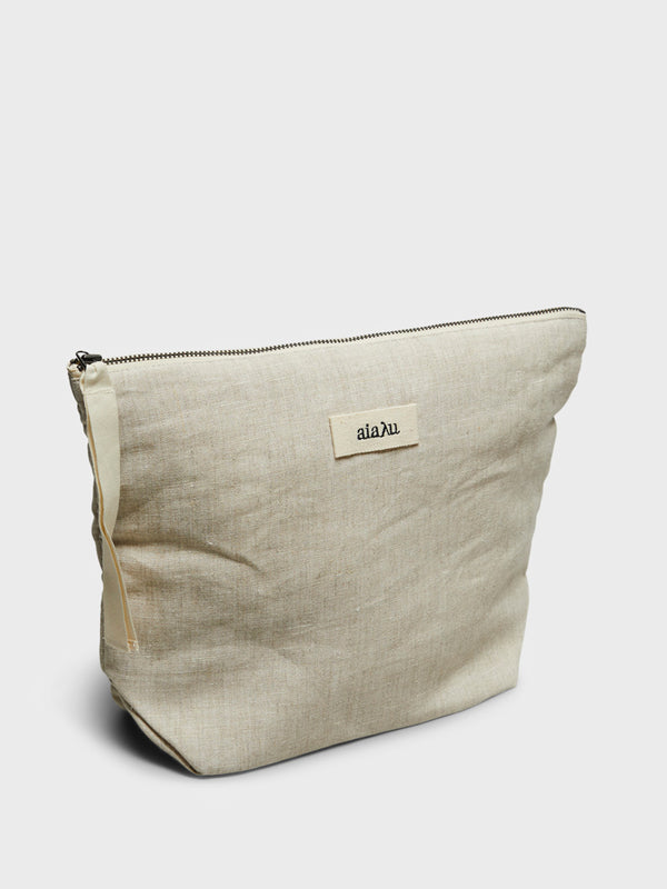 Stoy Pouch Linen In Pure Nature
