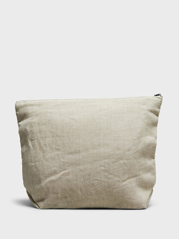 Stoy Pouch Linen In Pure Nature