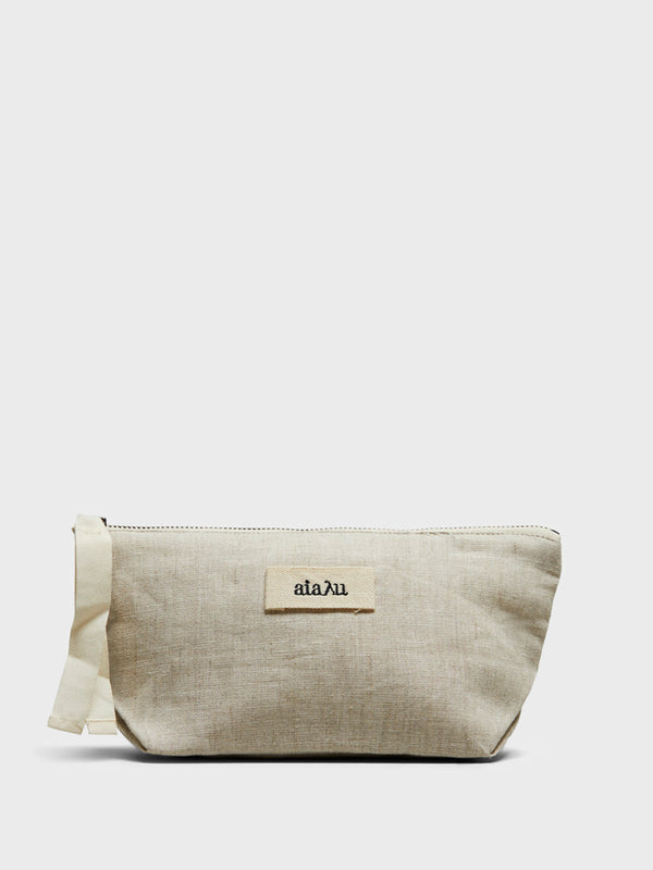 stoy Pouch Linen Mini in Pure Nature
