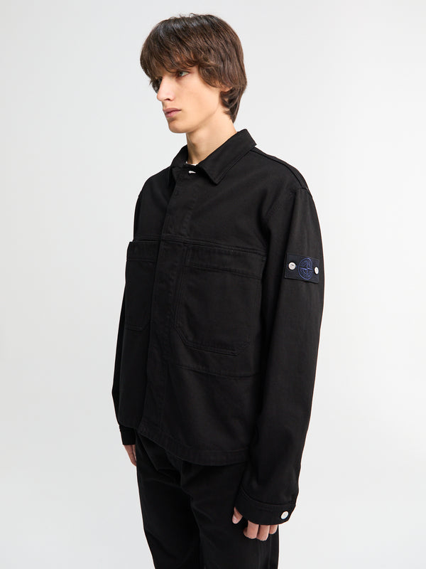 Stoy Q100027 Bull Denim-TC Jacket In Black
