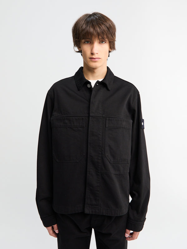 stoy Q100027 Bull Denim-TC Jacket in Black