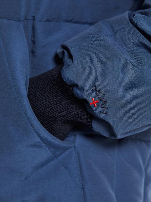 Stoy Quilted Puffer Jacket In Navy