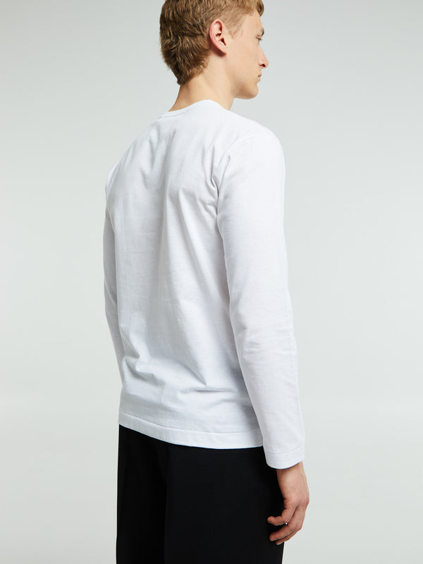 Stoy Red Heart Longsleeved T-Shirt In White