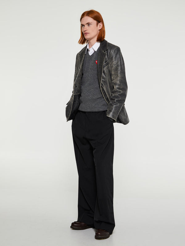 Stoy Red Heart Sweater In Grey