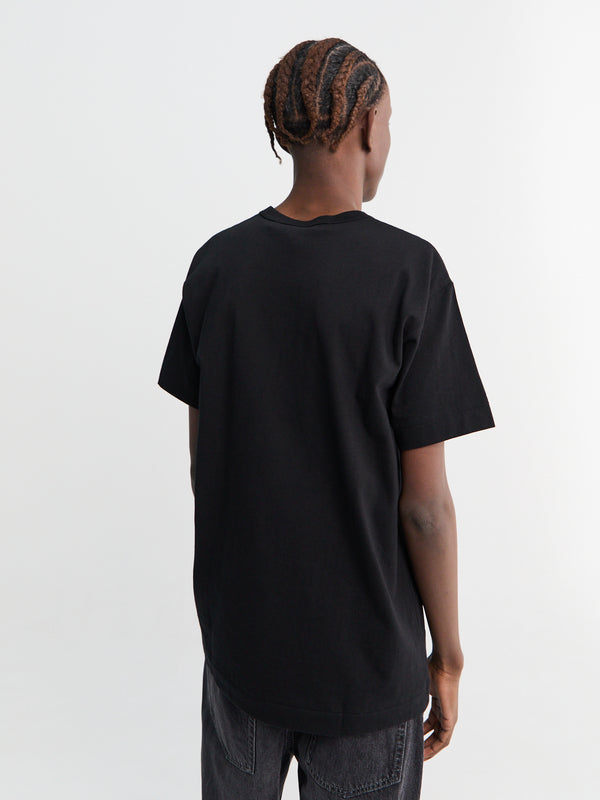 Stoy Red Heart T-Shirt In Black