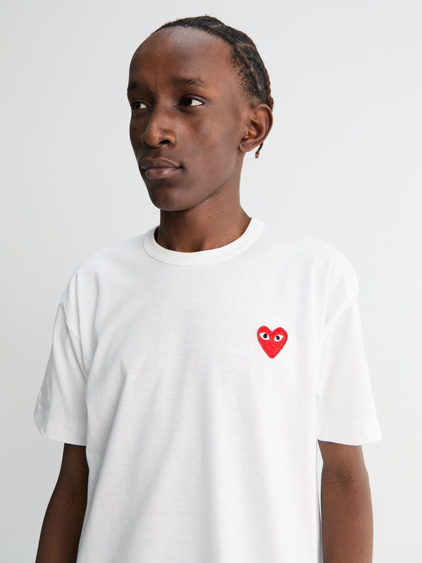 Stoy Red Heart T-Shirt In White