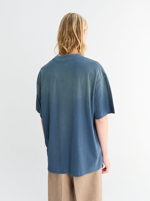 Stoy Relaxed Fit Logo T-Shirt In Deep Blue