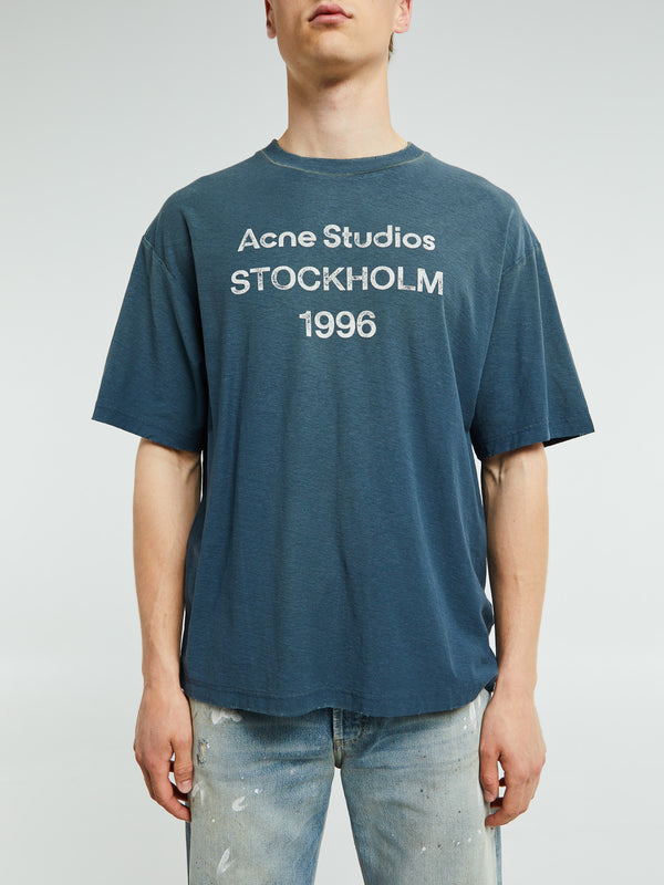 stoy Relaxed Fit Logo T-shirt in Deep Blue