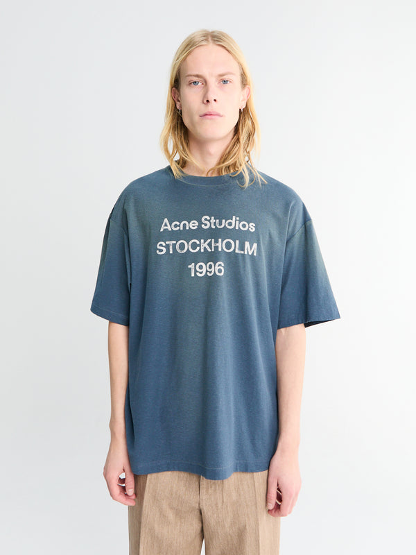 stoy Relaxed Fit Logo T-Shirt in Deep Blue