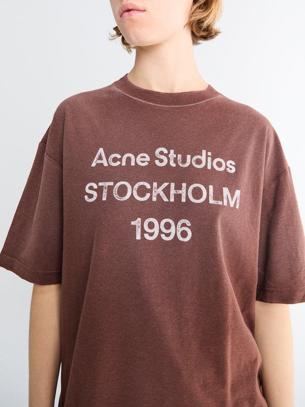 Stoy Relaxed Fit T-Shirt In Chocolate Brown