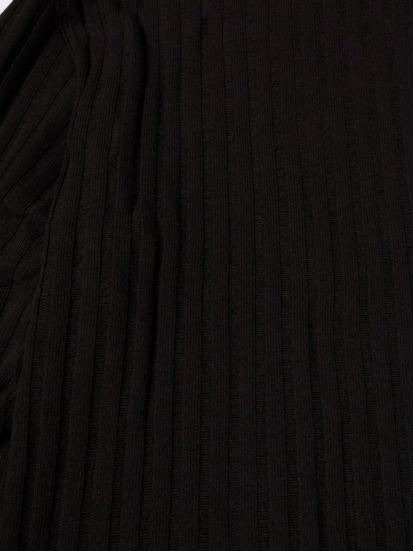 Stoy Round Neck Sweater In Dark Brown Ajour Stripe